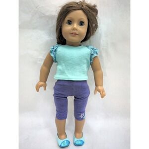 2013 American Girl Doll Auburn Hair Blue Eyes Tan Skin Freckles JLY 23